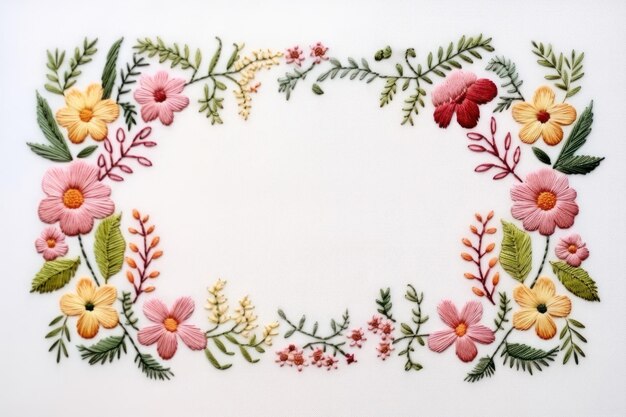 Przykłady haftów w ramkach